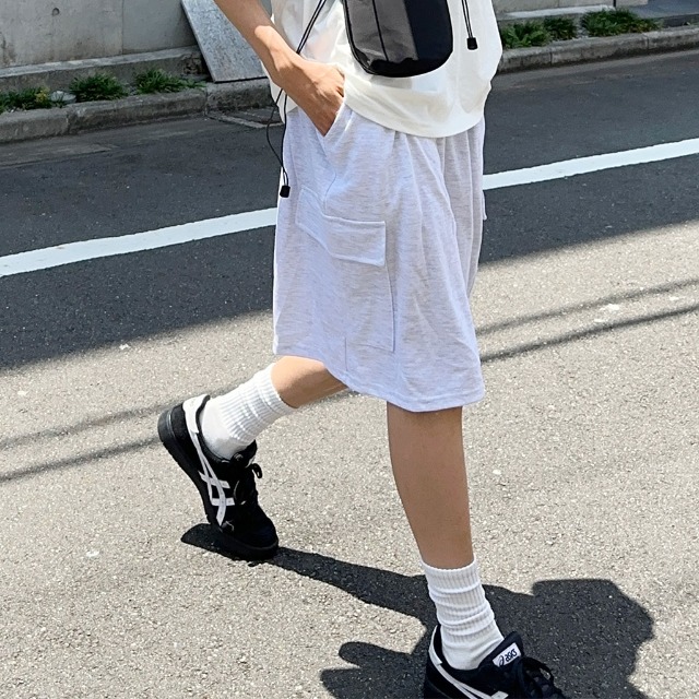 スウェットバミューダカーゴハーフパンツ | ファッション通販