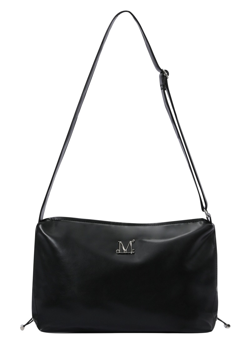 MOONBELLA METAL LOGO HALF-MOON CROSS BAG UNISEX