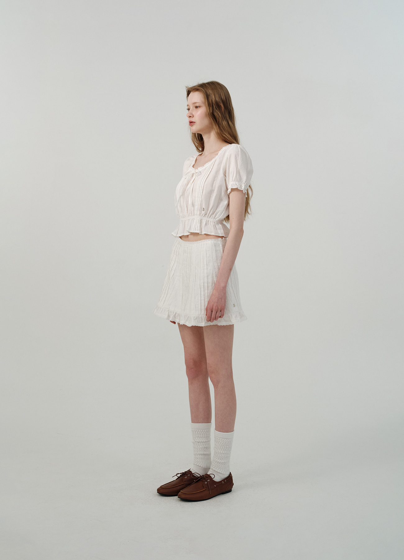 【THE BARNNET】 Lignes Lace Mini Skirt White Lignes Lace Mini Skirt | ファッション通販サイト NUGU