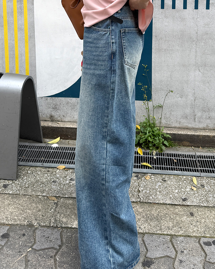 ローワイドデニムパンツ | ファッション通販サイト NUGU