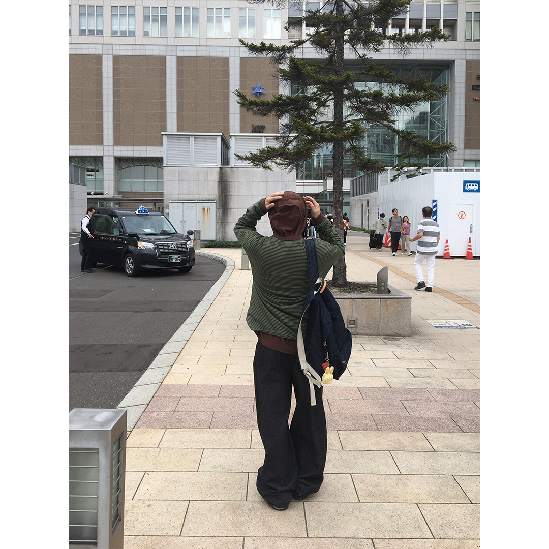 tumugu ツムグ　バルーンデニム ブラック　ワイド　F ワンフォークロージング 1111clothing ワイドパンツ メンズ