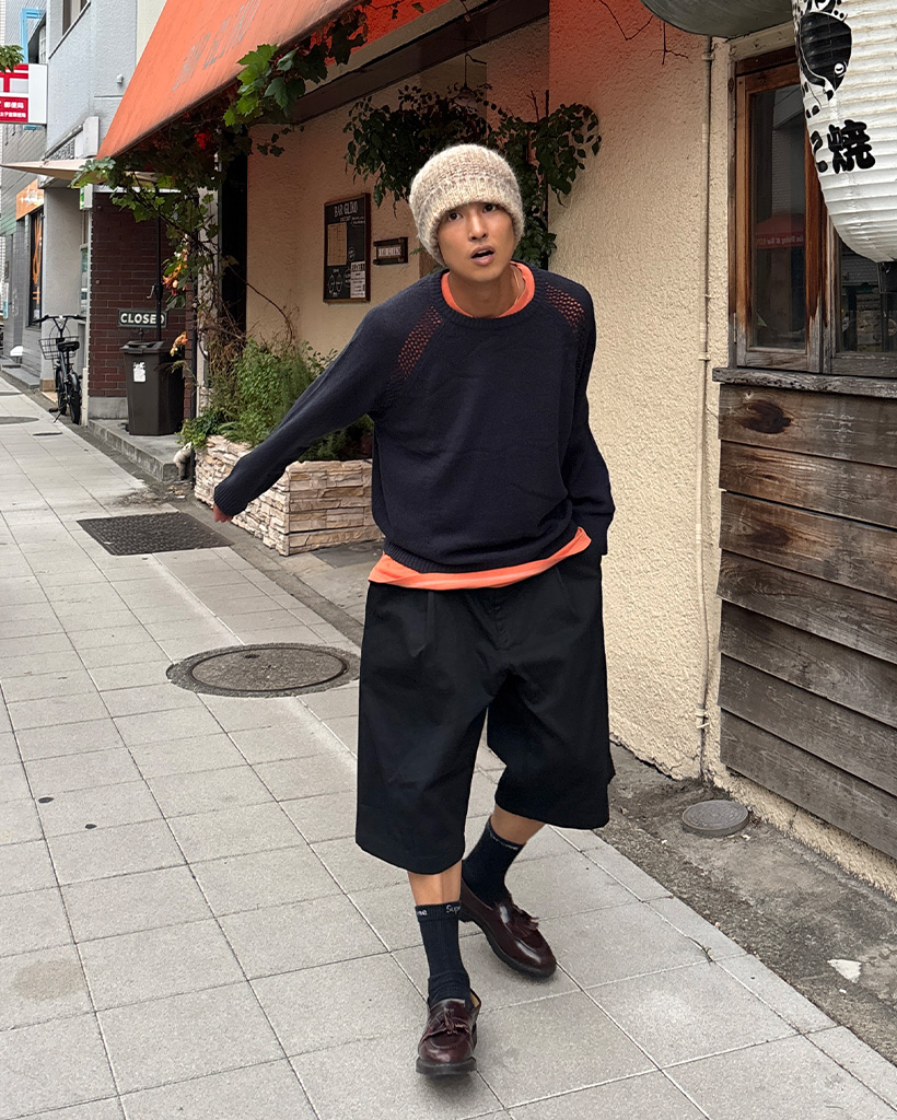 ルーズフィット ラグランニット | ファッション通販サイト NUGU