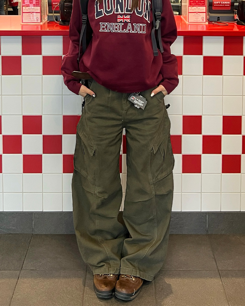 カーキカーゴパンツ | ファッション通販サイト NUGU