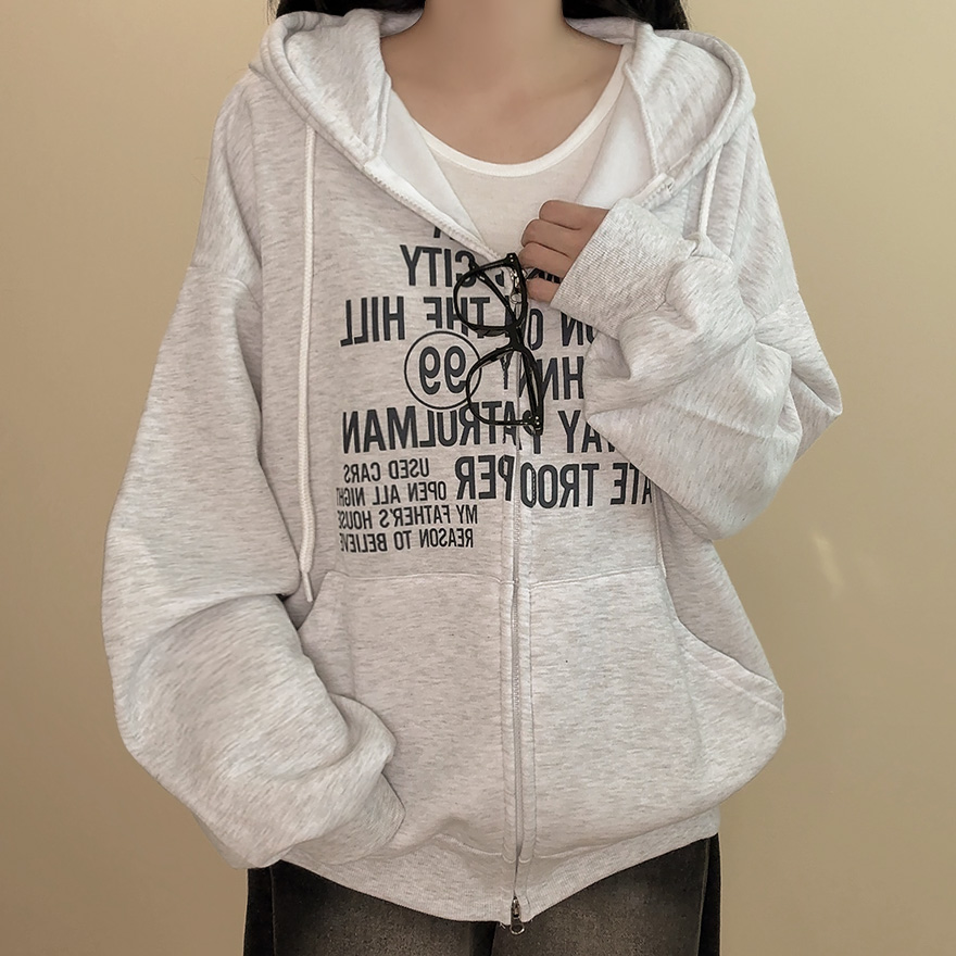 レタリングフード付きパーカー | ファッション通販サイト NUGU