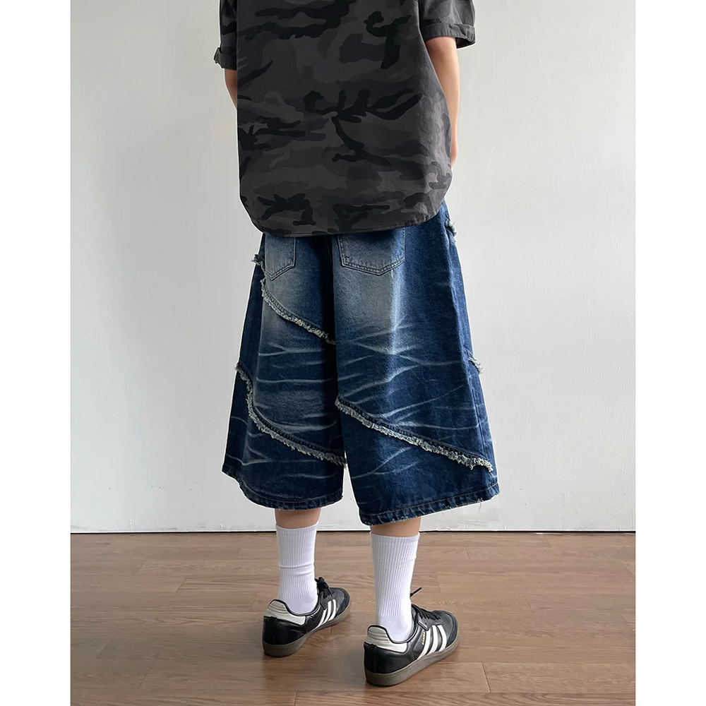 FTC ハーフデニムパンツ　Lサイズ ZIPワイドハーフデニムパンツ – WEGO ONLINE STORE