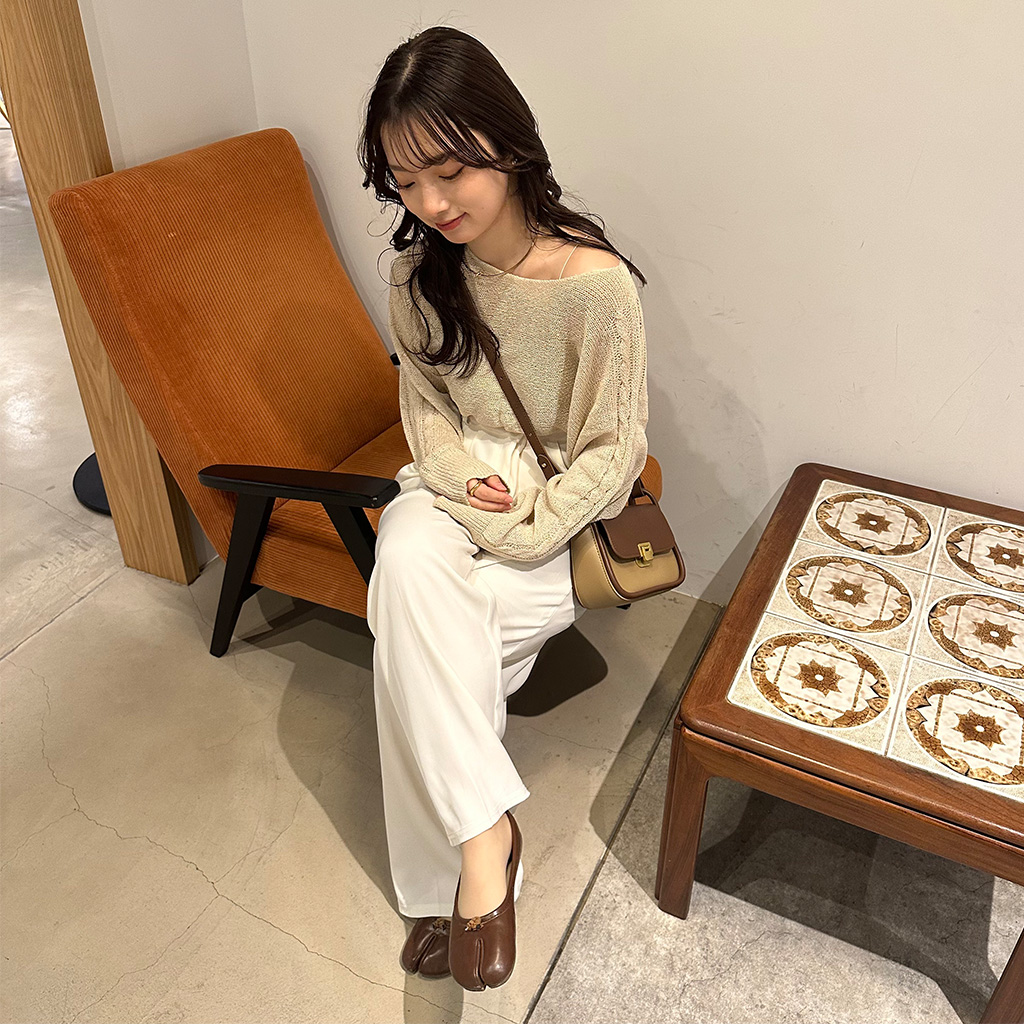 クロップドシースルーレイヤードニット | ファッション通販