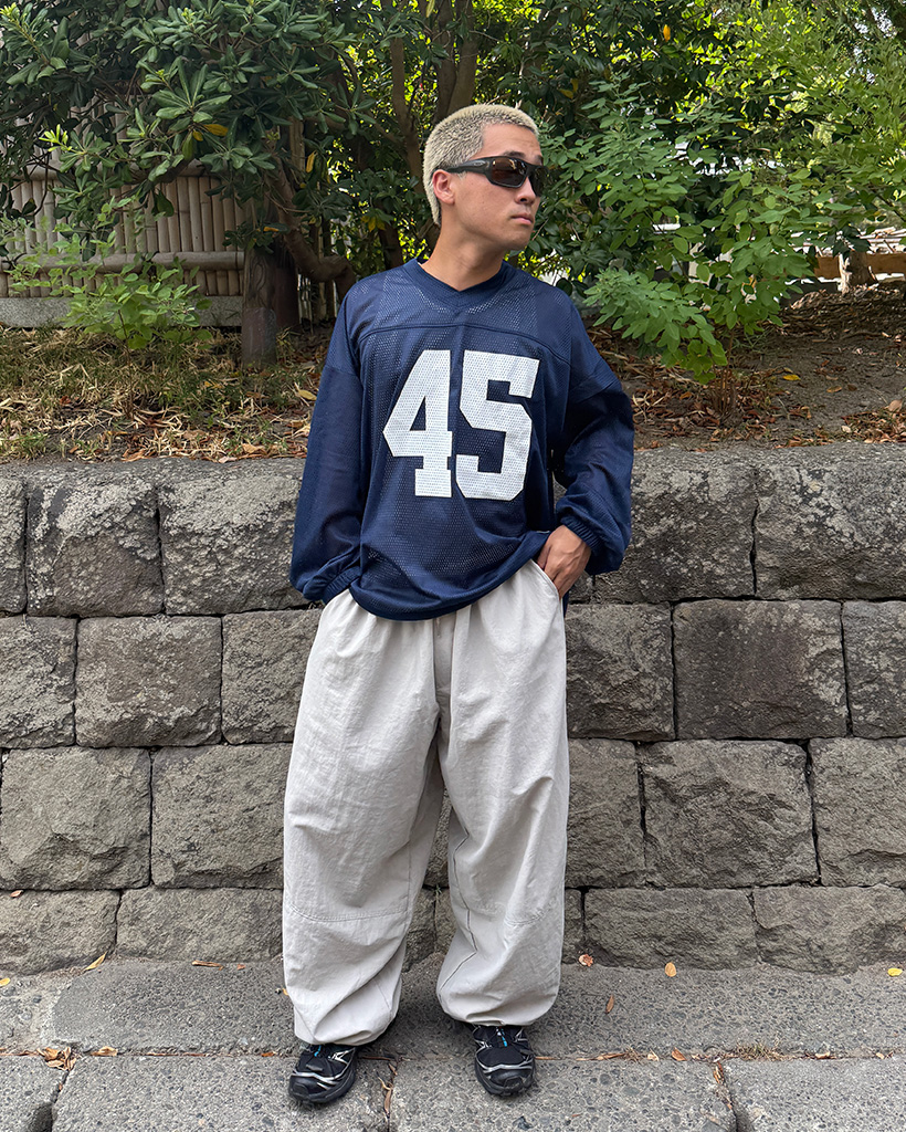 ナンバリングメッシュフットボールシャツ | ファッション通販サイト NUGU