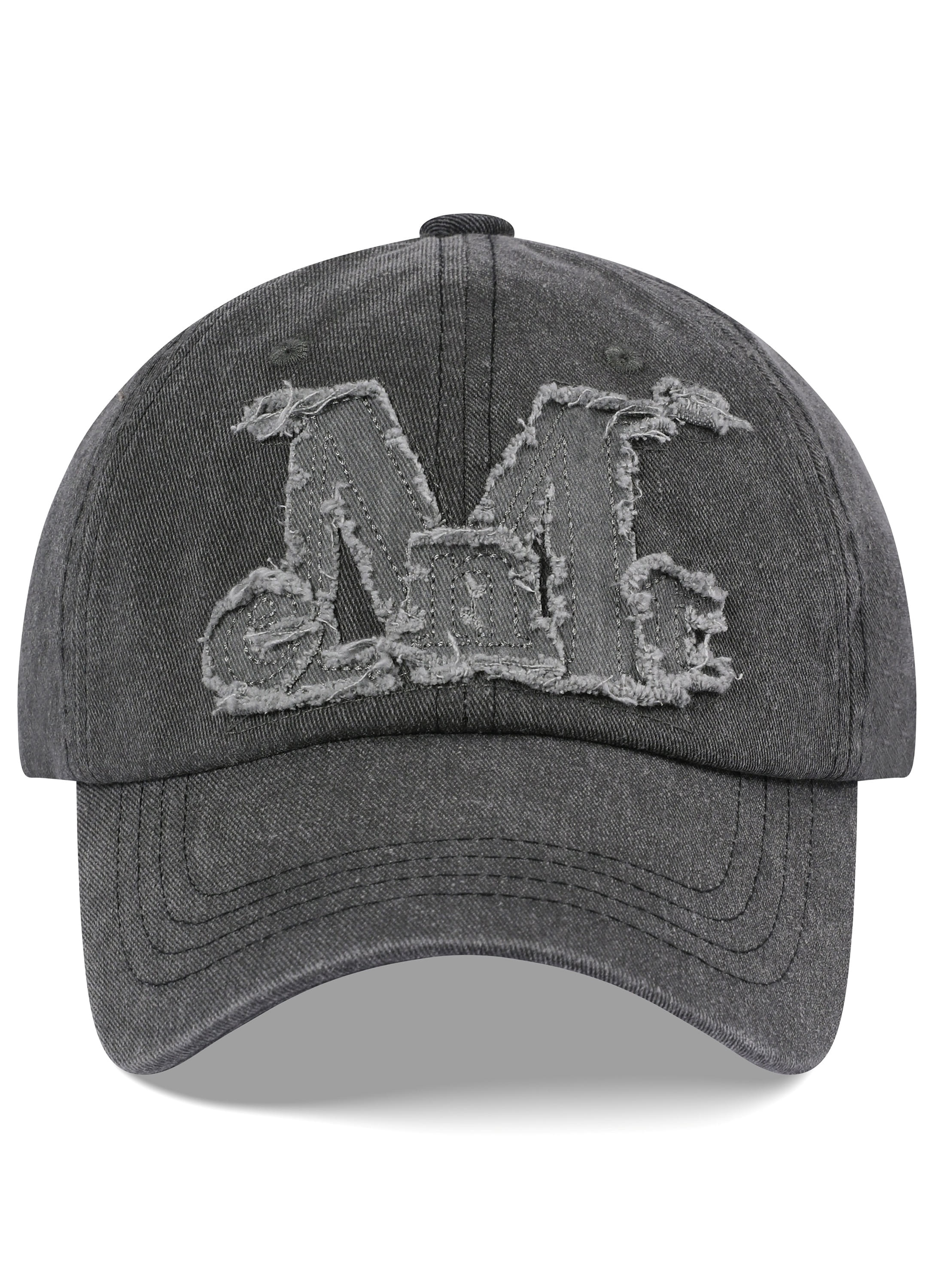 VINTAGE WASHING APPLIQUE BALL CAP (10 Color) キャップ