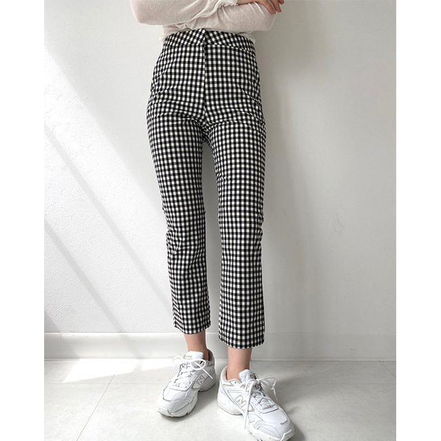 パンツ確認用 NANO universe パンツ ブークレチェックイージーパンツ メンズ