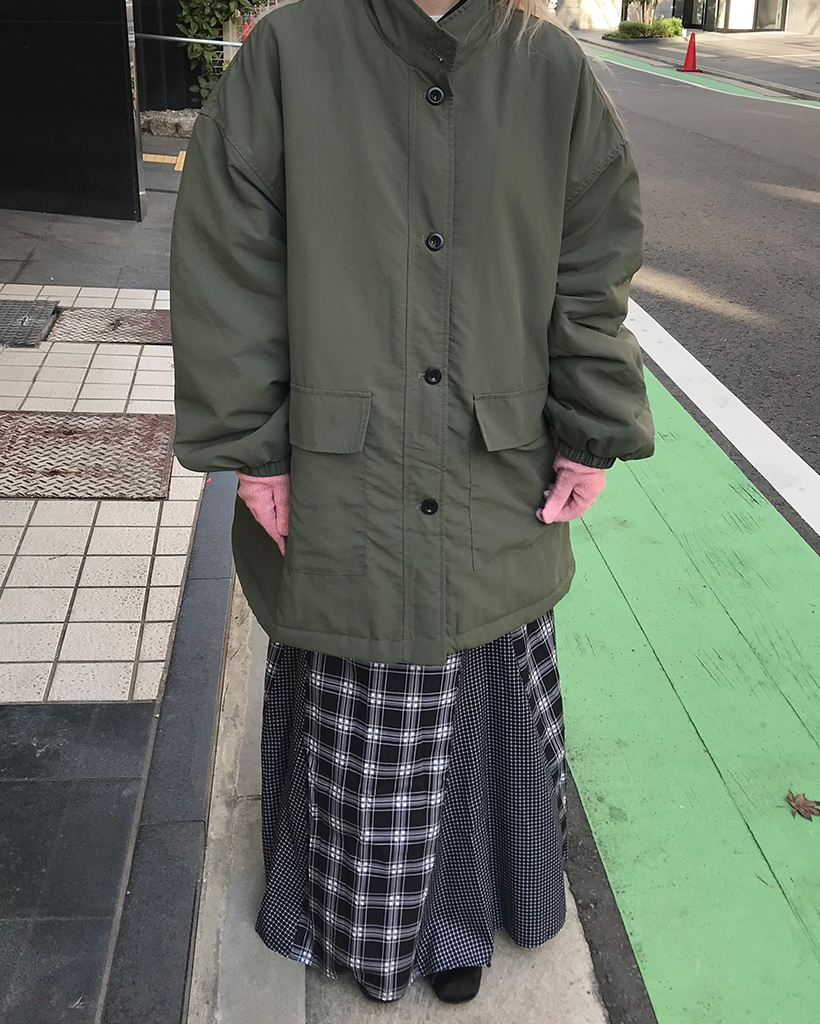 オーバーフィットハンティングジャケット