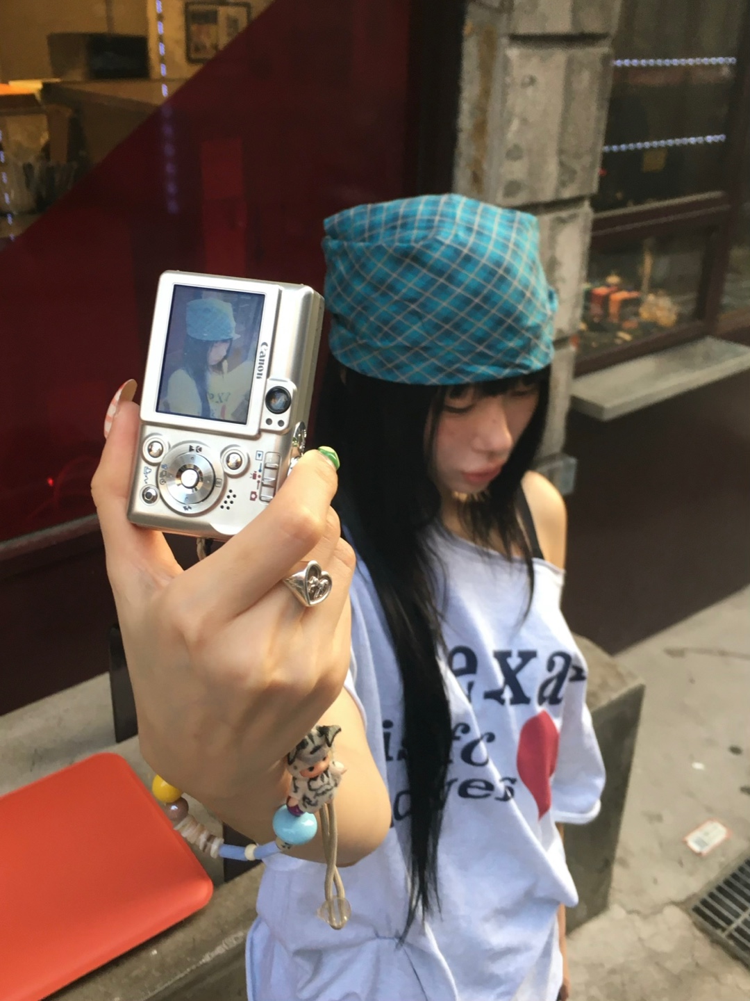 スクエアヴィンテージチェックスカーフ | ファッション通販