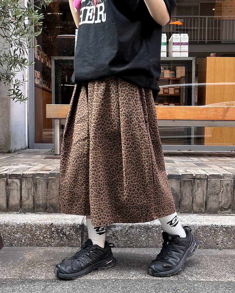 レオパード柄ウエストゴムハーフパンツ | ファッション通販