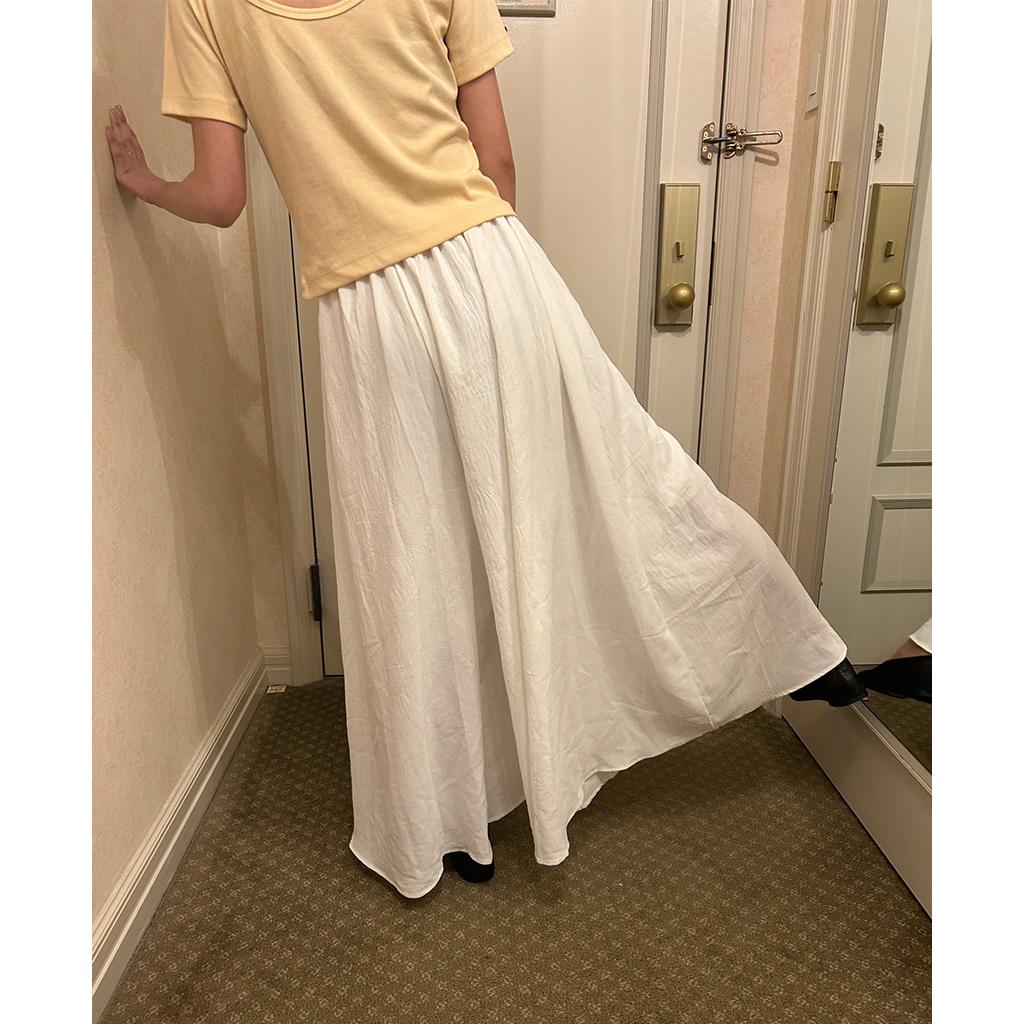 ロングワイドスカートパンツ | ファッション通販サイト NUGU