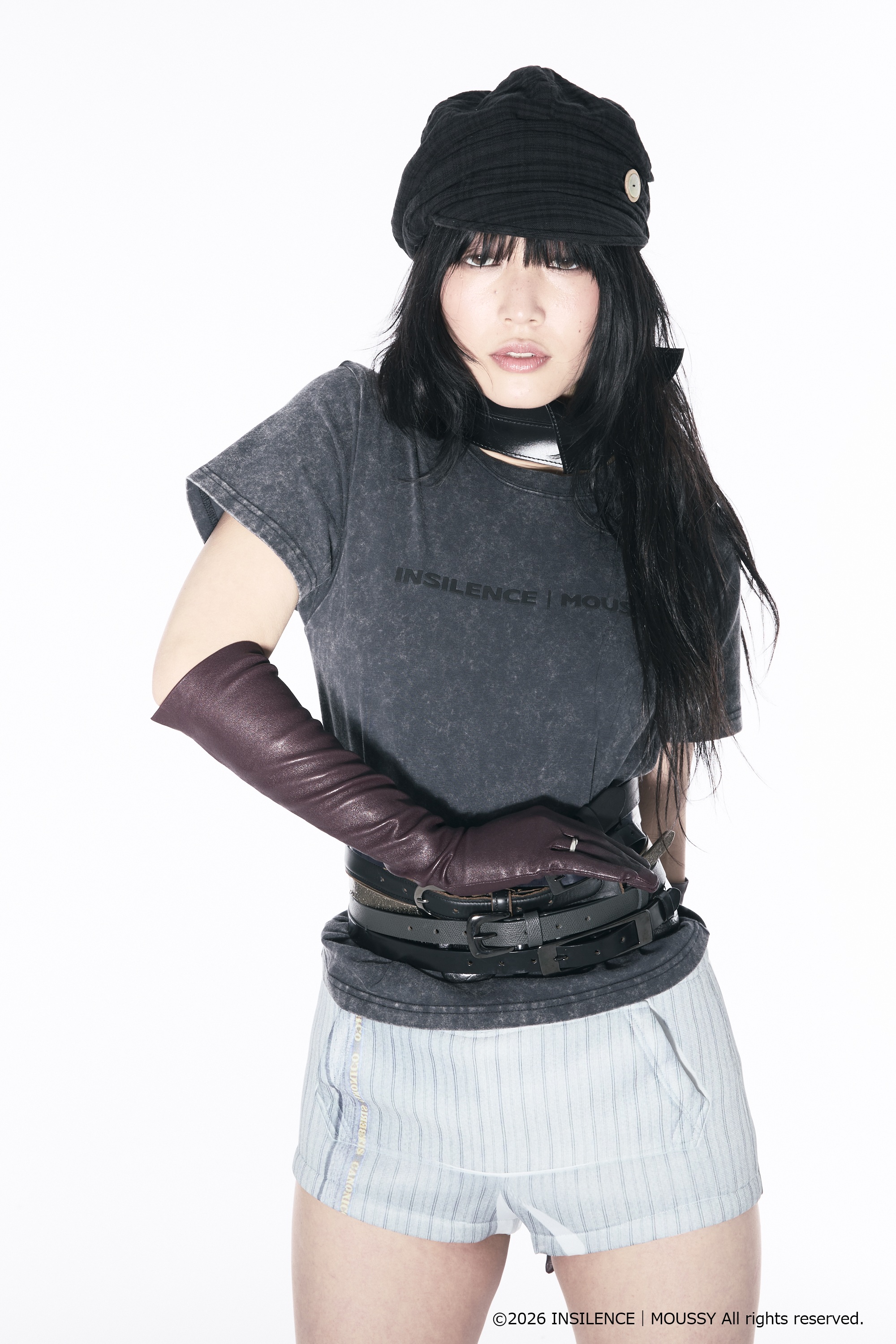 INSILENCE MOUSSY LOGO TEE