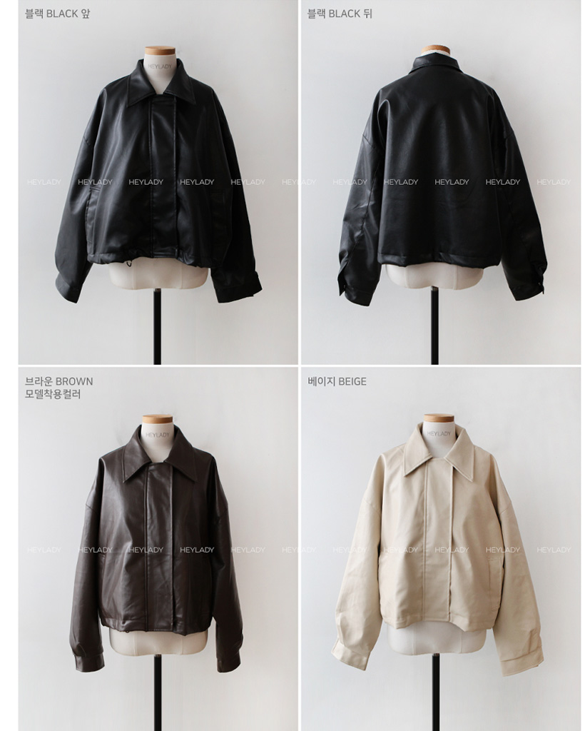 ジップアップレザージャケット | ファッション通販サイト NUGU