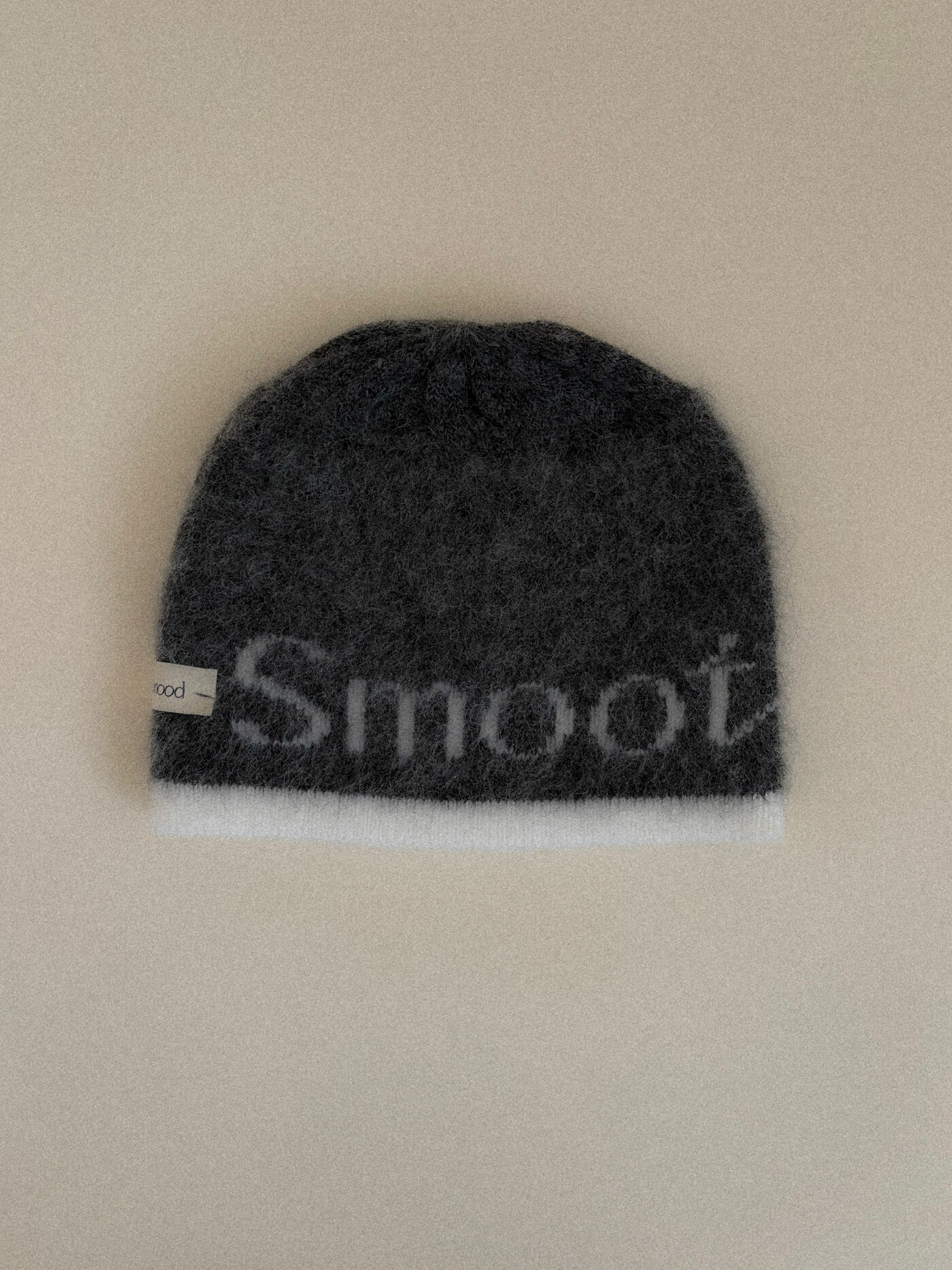 Roomie Logo Knit Hat Charcoal