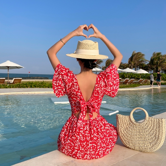 original]バックリボンワンピース | ファッション通販サイト NUGU