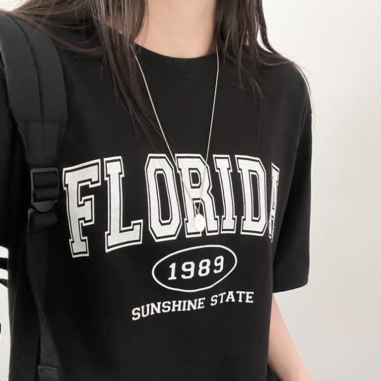 1989レタリングオーバーサイズ半袖Tシャツ | ファッション通販