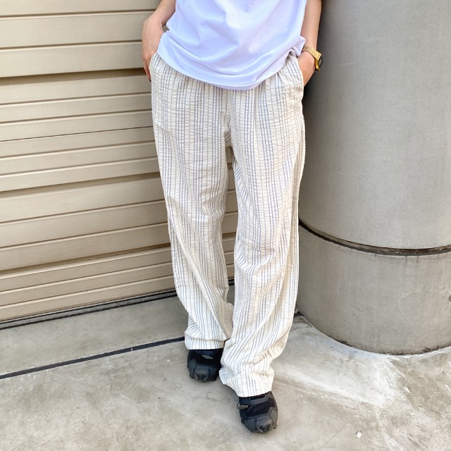 ストライプゴムパンツ