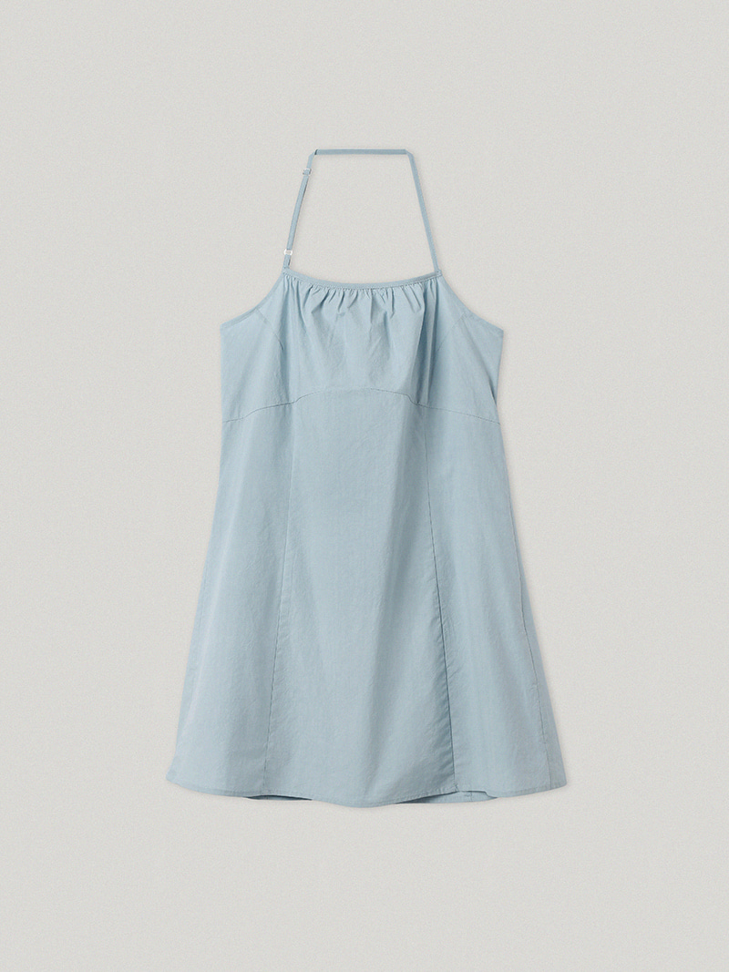 Teacup Halter Neck One Piece Baby Blue