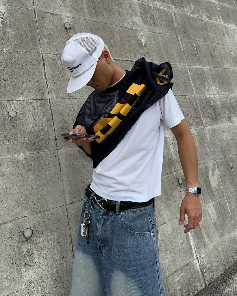 ナンバーメッシュ半袖Tシャツ | ファッション通販サイト NUGU