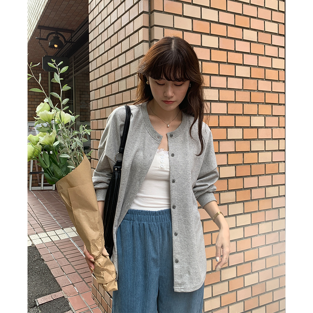 オーバーサイズボタンカーディガン | ファッション通販サイト NUGU