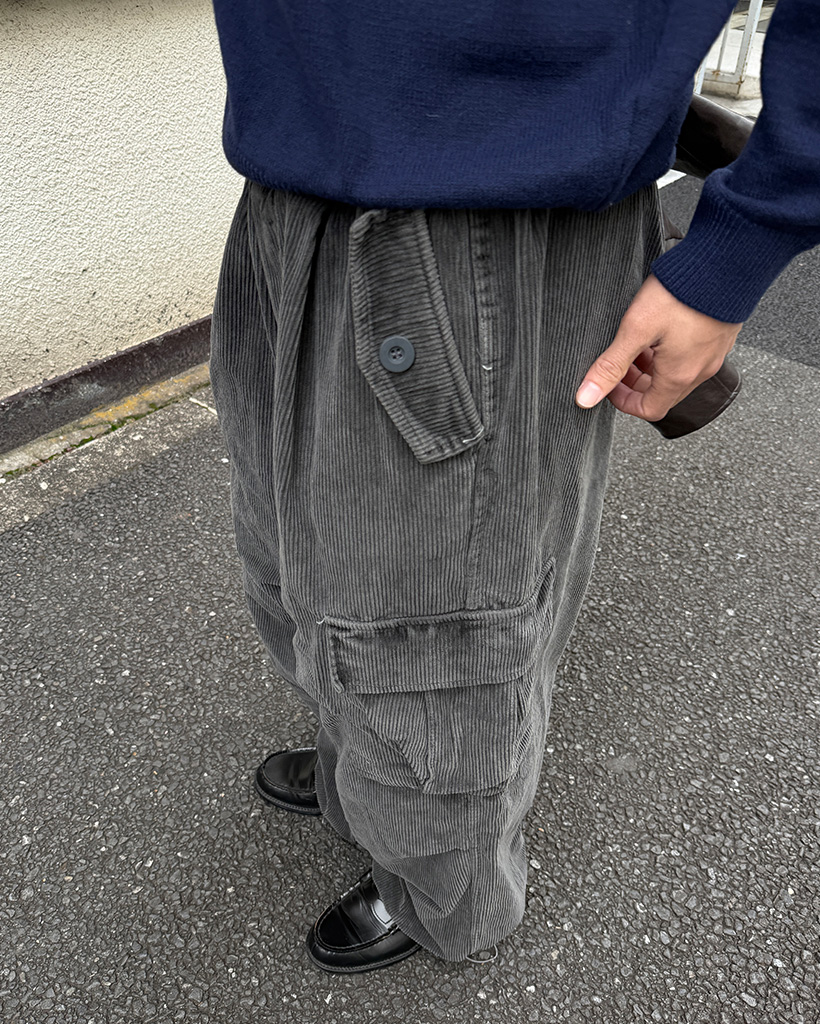 コーデュロイピグメントカーゴパンツ | ファッション通販サイト NUGU