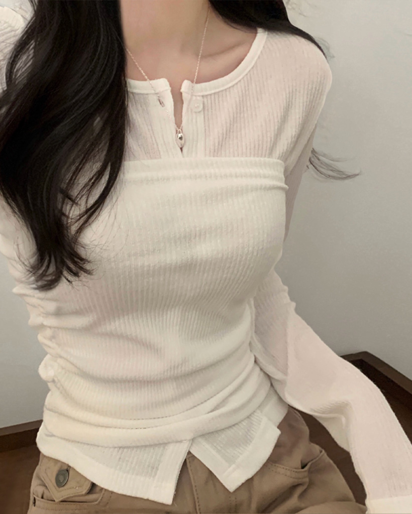 [2点セット] (4color) リブ キャミソール カーディガン セットアップ