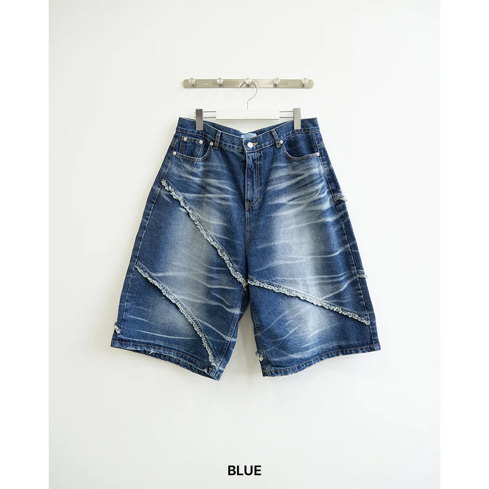 FTC ハーフデニムパンツ　Lサイズ ZIPワイドハーフデニムパンツ – WEGO ONLINE STORE