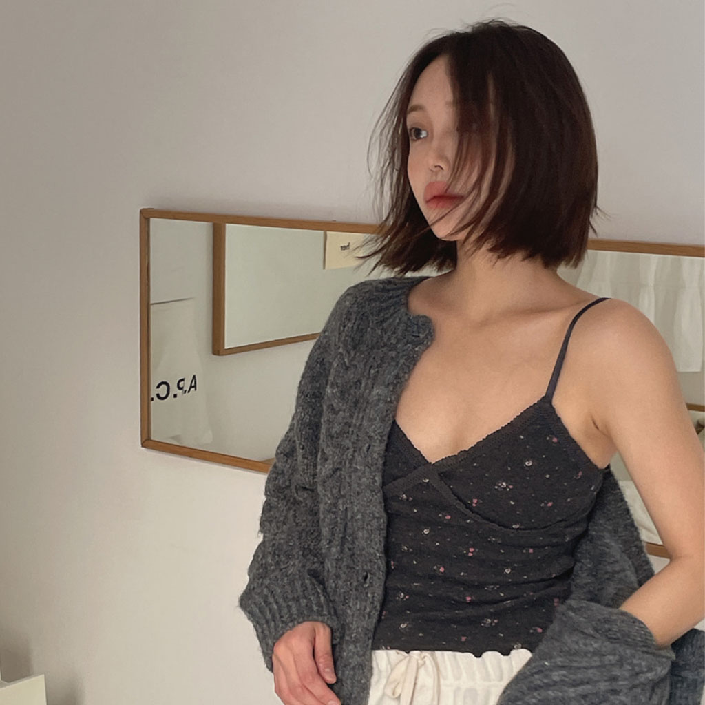 花柄レースキャミソール | ファッション通販サイト NUGU