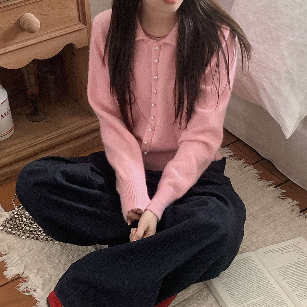 パールカラーニット