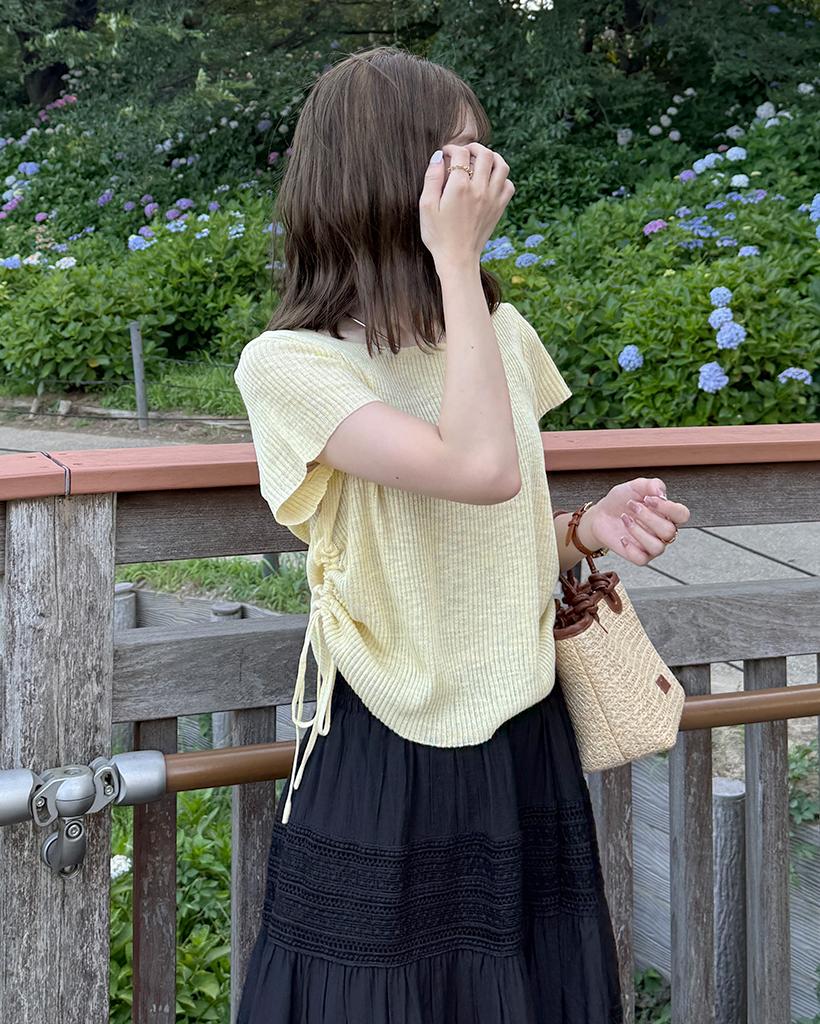 00s coquette フラワーボリュームフリルミニワンピース DRESS | Coquette