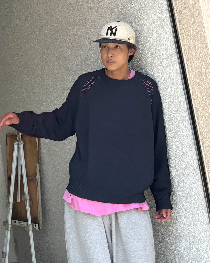 ルーズフィット ラグランニット | ファッション通販サイト NUGU