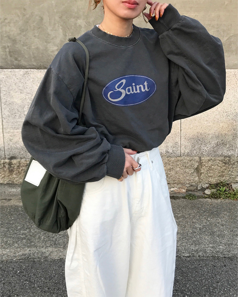 ウォッシュロゴロンTシャツ