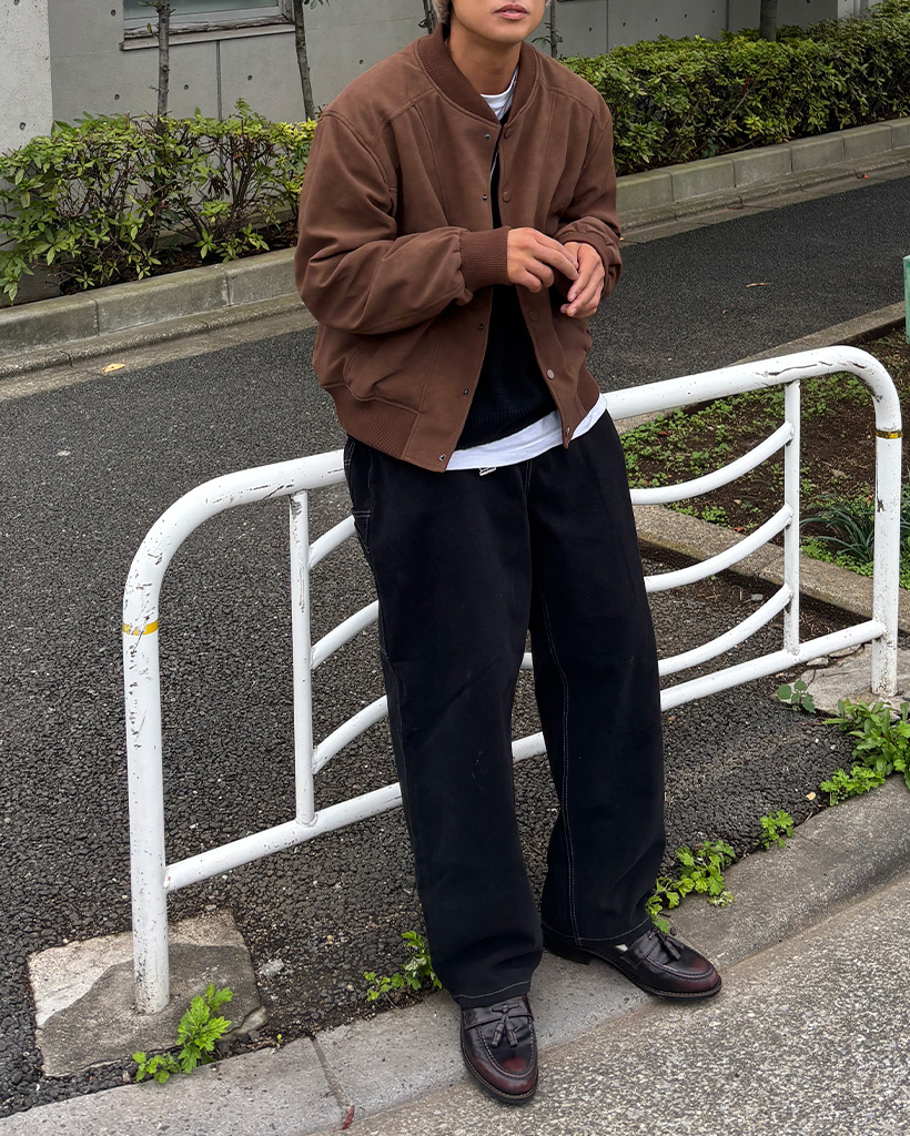 黒いスエードボンバージャケット スエードボンバージャケット | ファッション通販サイト NUGU