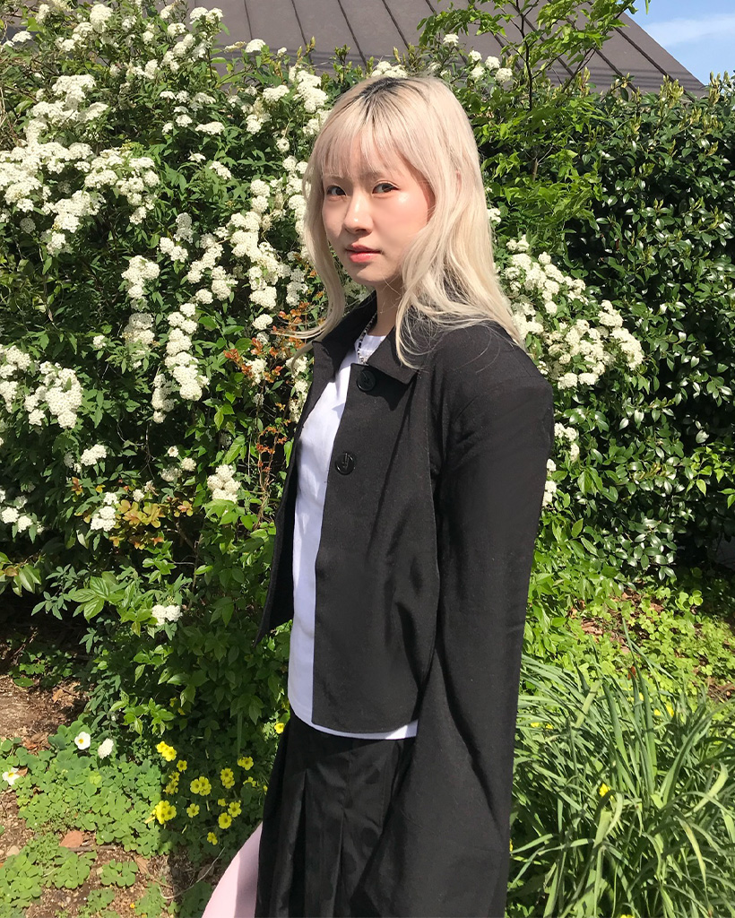 クロップボタンジャケット