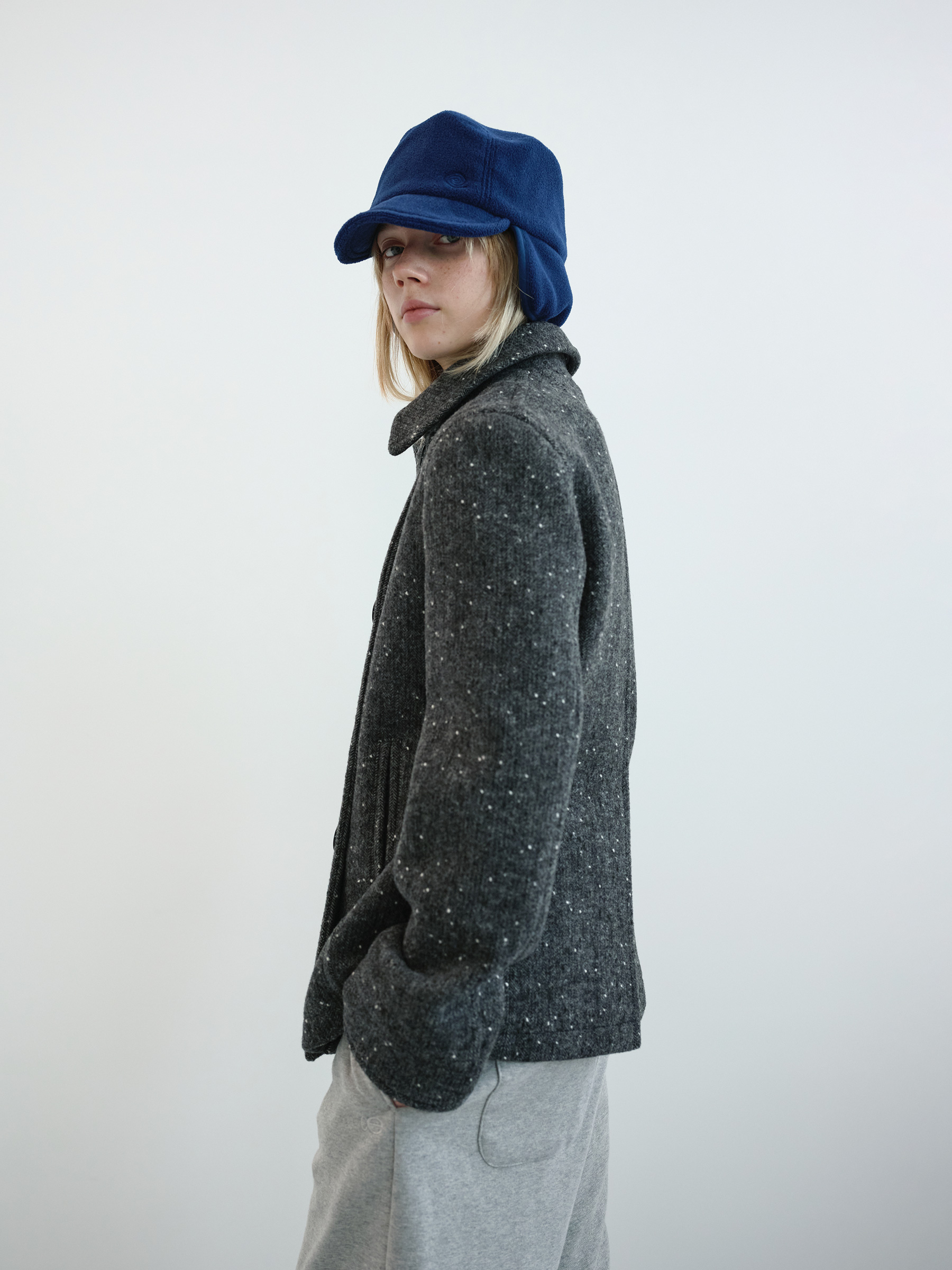 Fleece Trooper Hat (Navy)