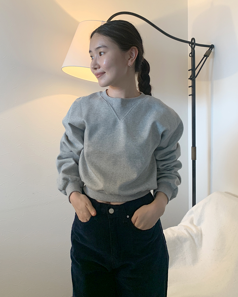 MARNI ネイビー クロップドスウェット MARNI ネイビー クロップドスウェット MARNI マルニ 21SS スウェット