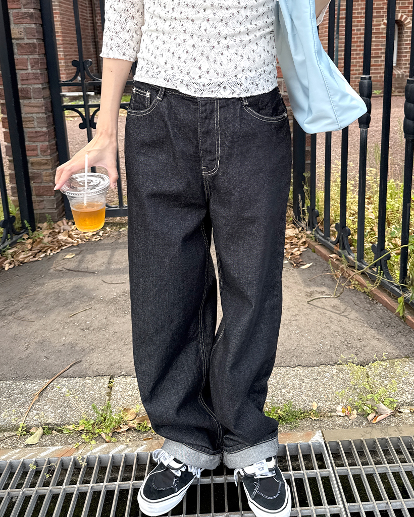 ワイドローデニムパンツ | ファッション通販サイト NUGU