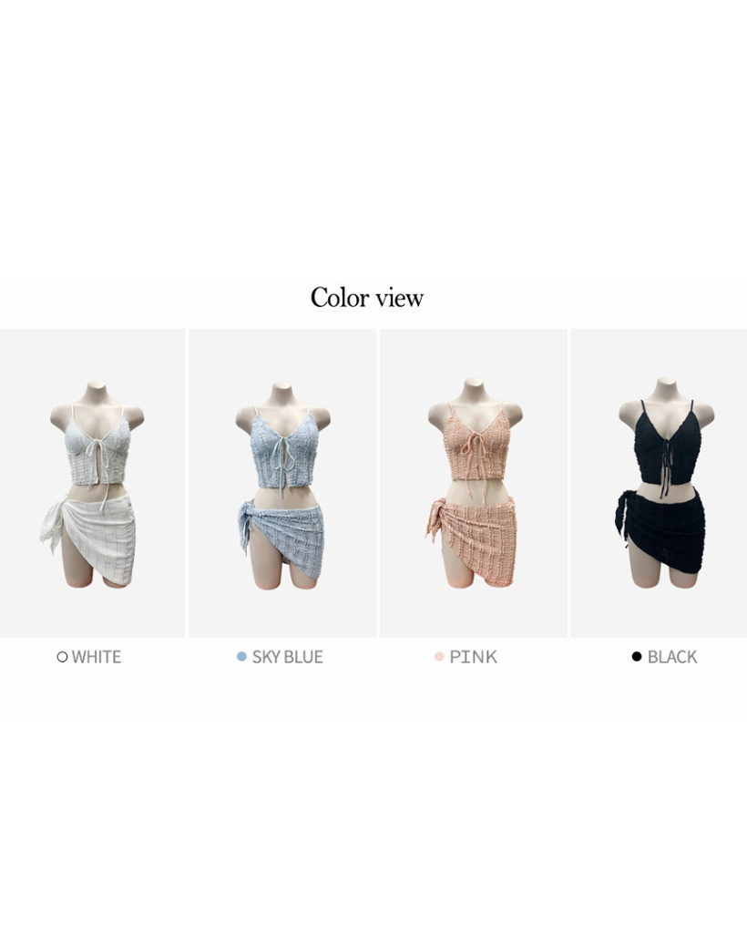 3PS]レースフリルビキニセット | ファッション通販サイト NUGU