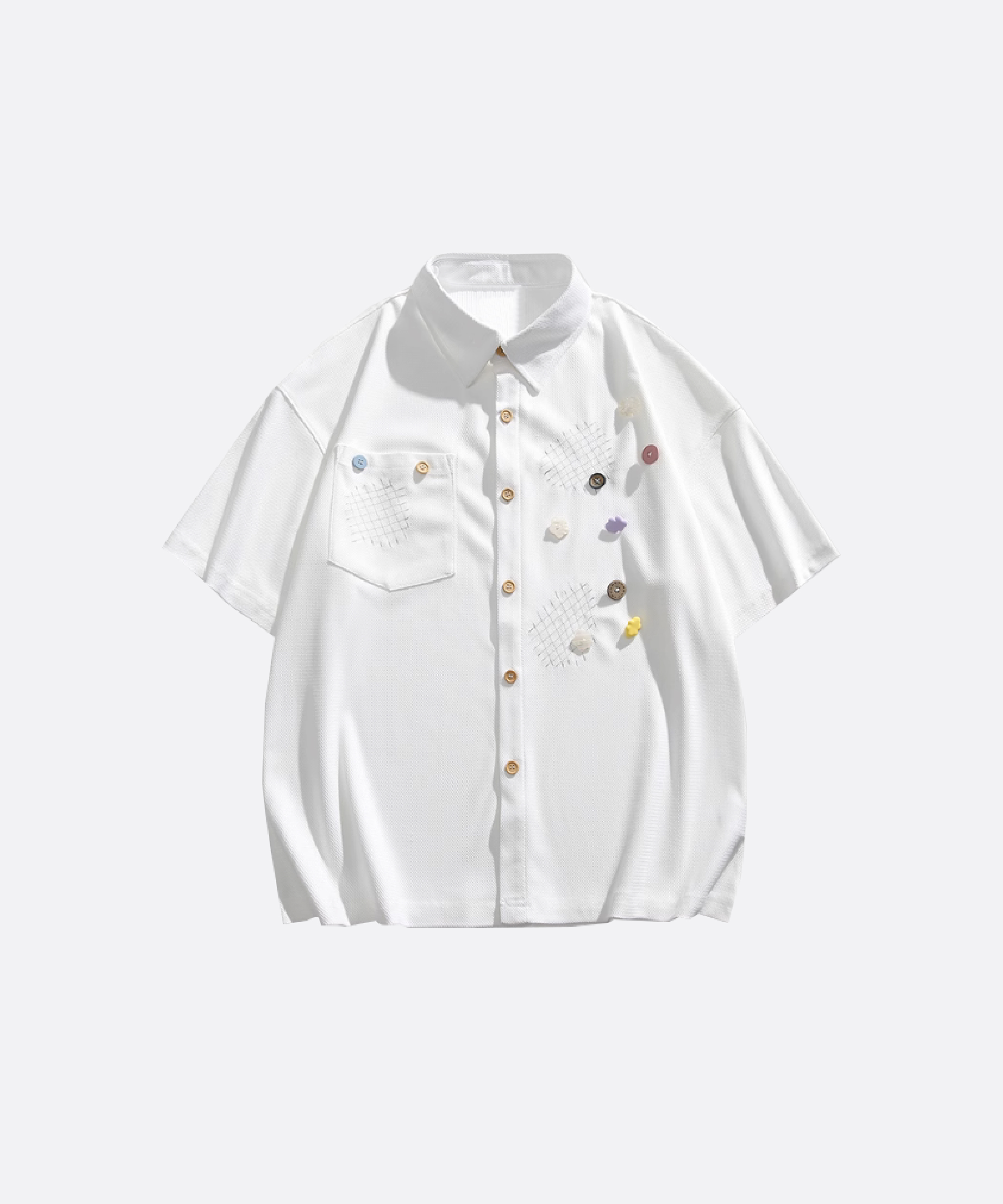 カラフルボタンシャツ | ファッション通販サイト NUGU