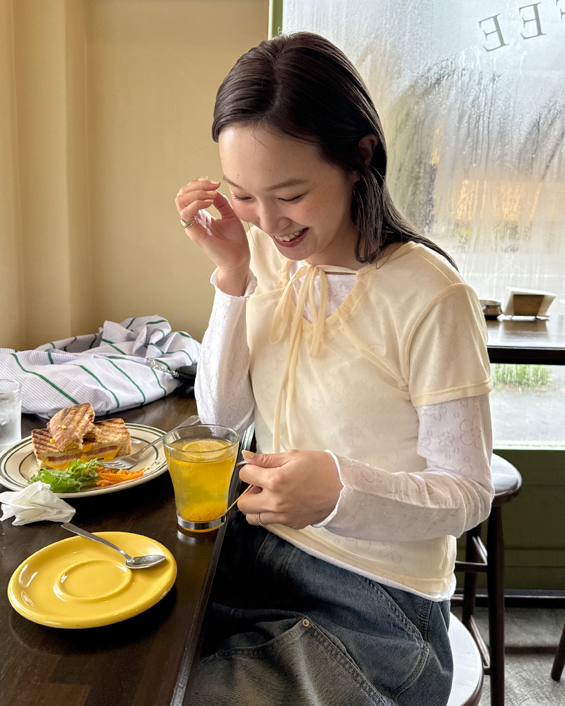 シースルー半袖Tシャツ