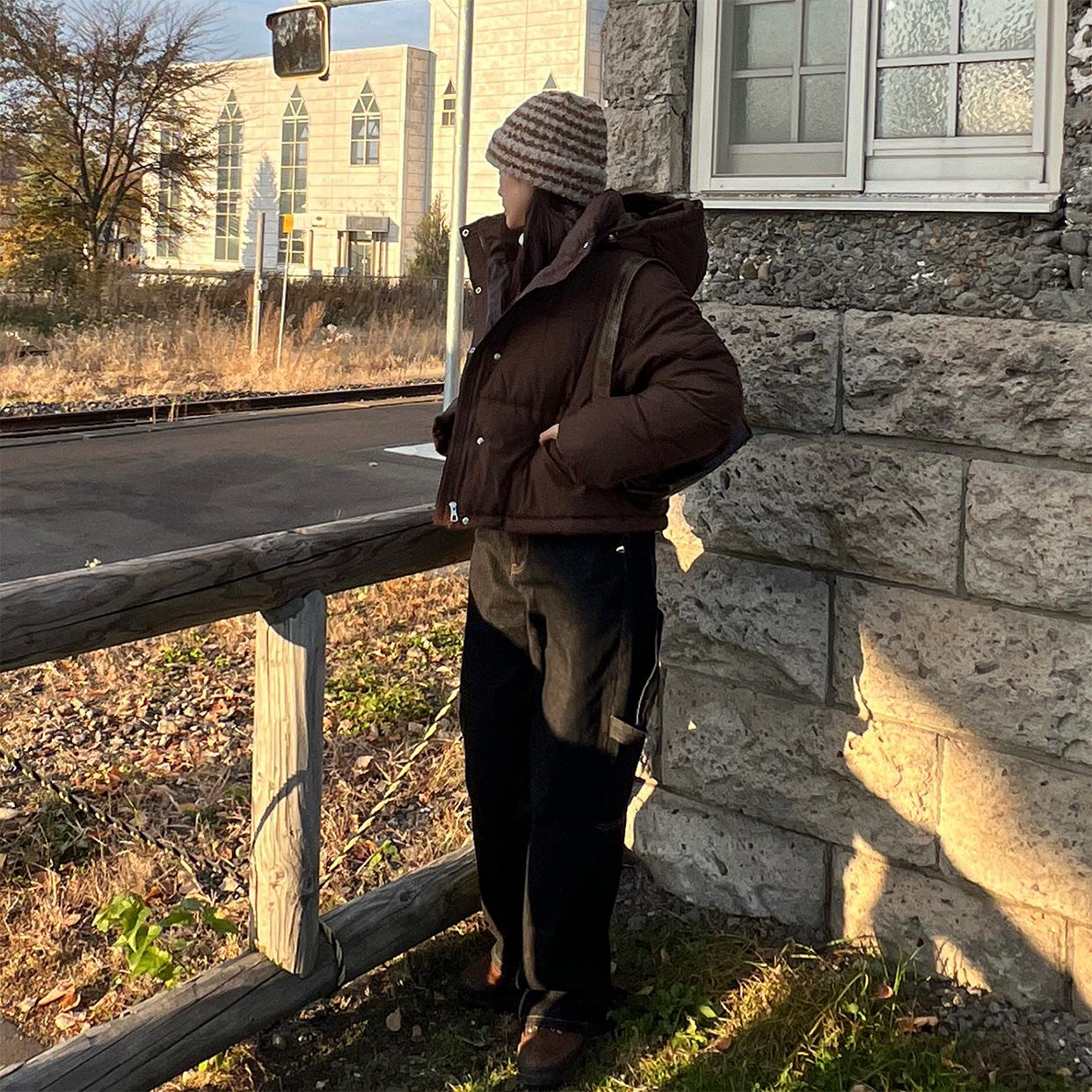 ワッぺ ユニセックス) ワッペンカーペンターデニムパンツ