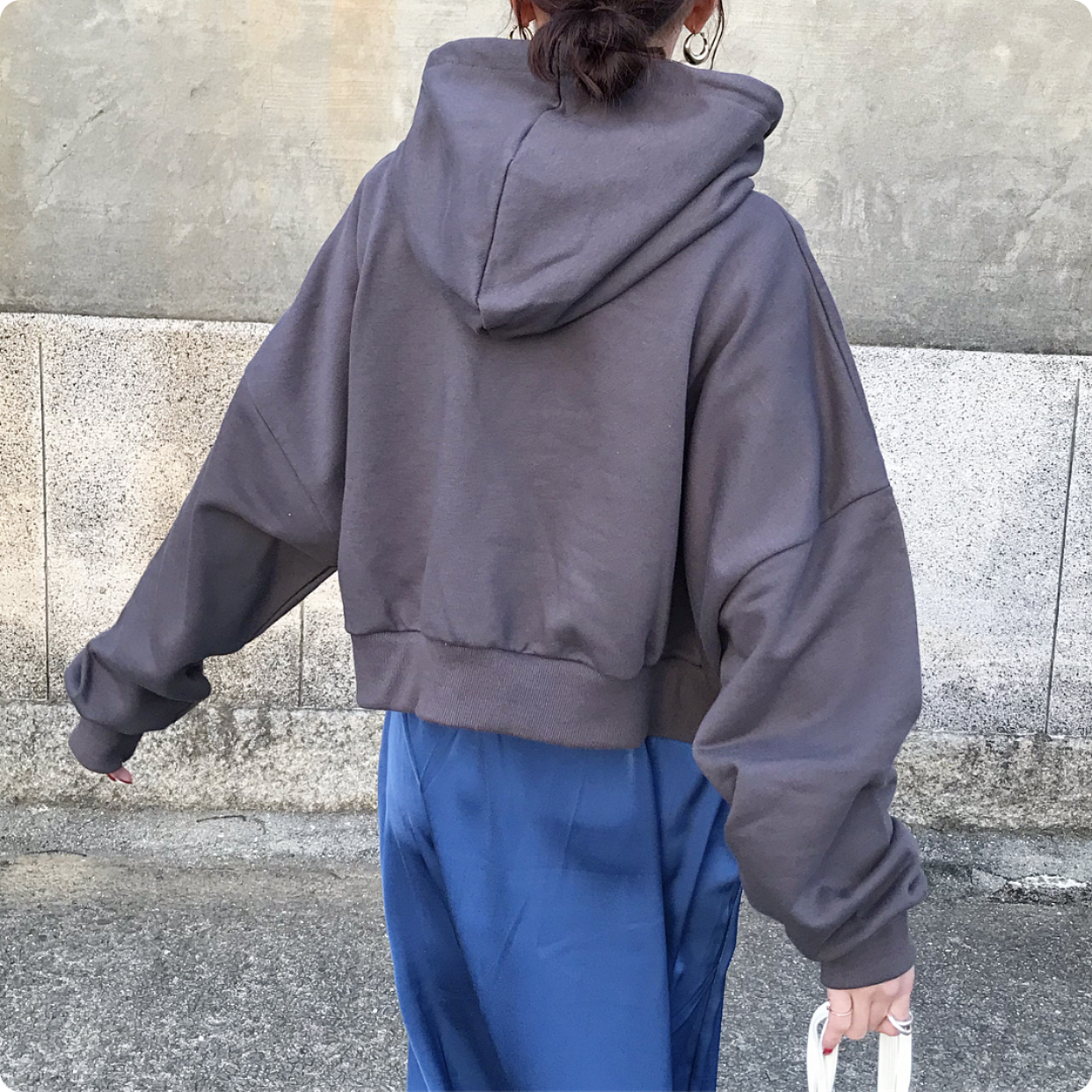 定価5万*美品✨ルネ 2020年 パールジップ♡フーディジャケット 34S パール付き スカラップ ジレ[品番：GW000004856]｜Growing Rich