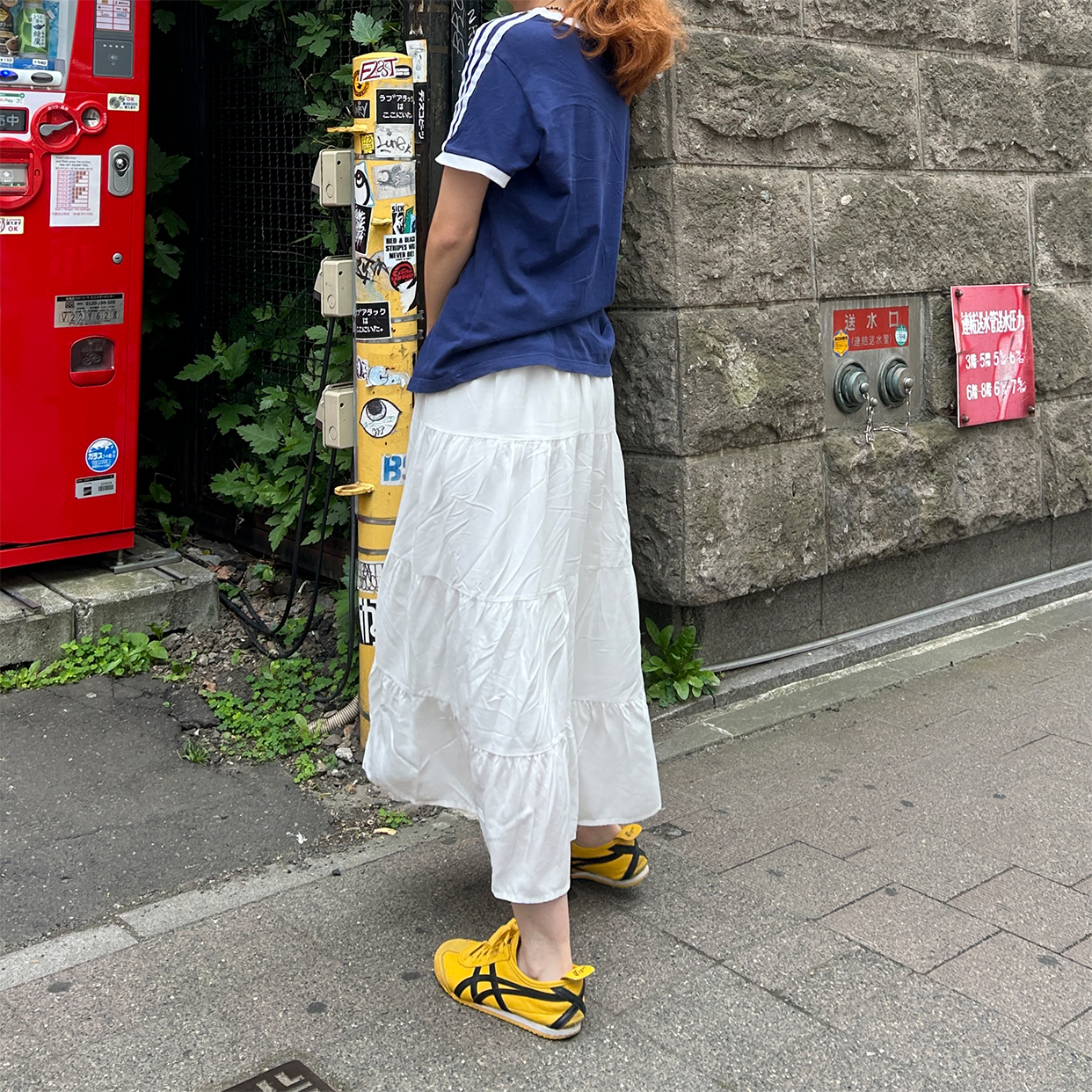 新品タグ付✨23SS ポロバイラルフローレン ティアードリネンロングスカート 0 POLO RALPH LAUREN（ポロ ラルフ ローレン）の「3 ティアード