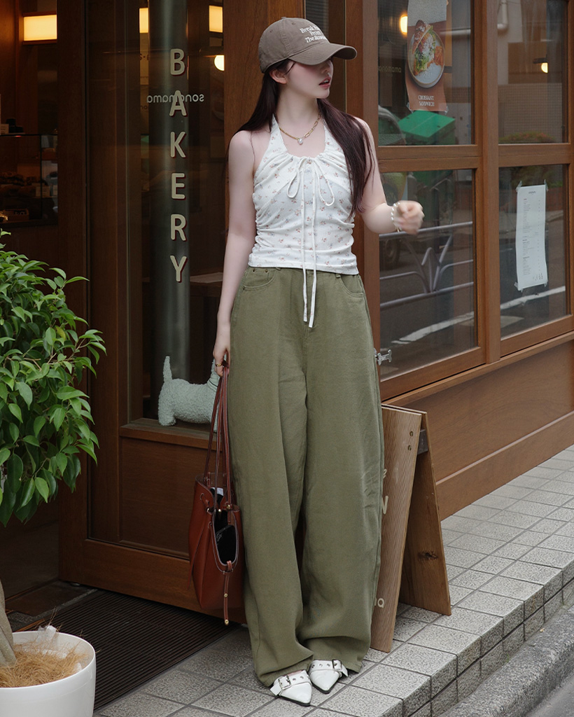 ルーズフィットバルーンワイドパンツ