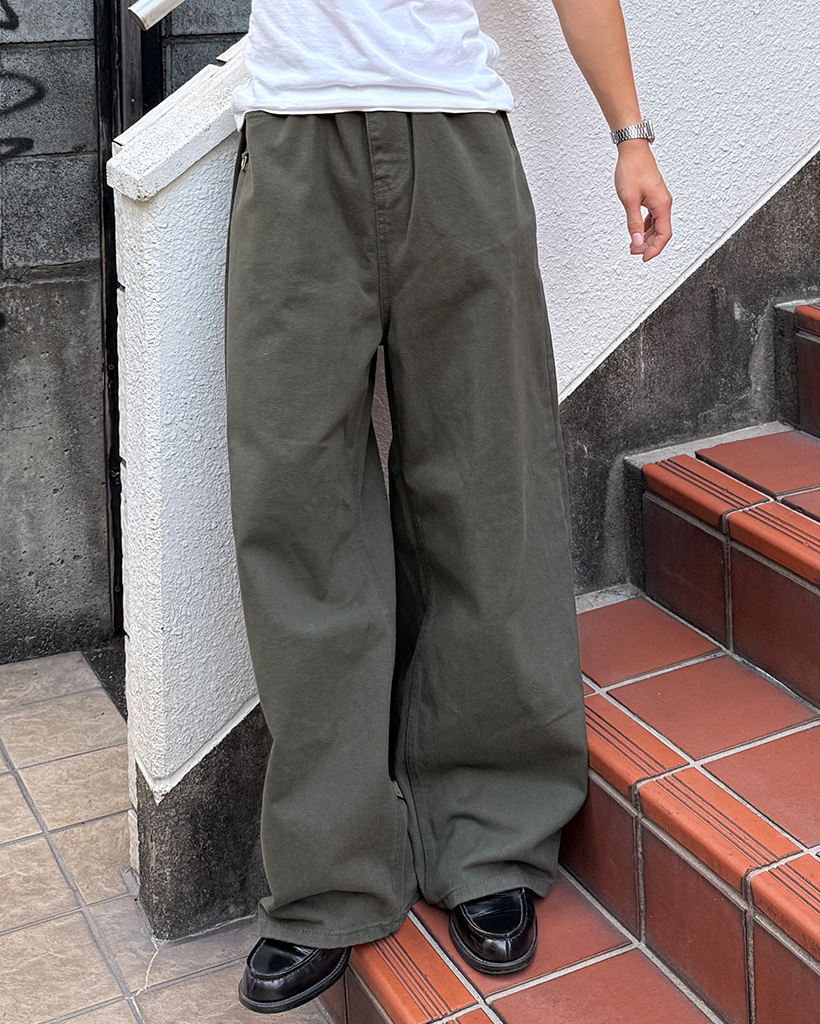 ベーシックコットンパンツ