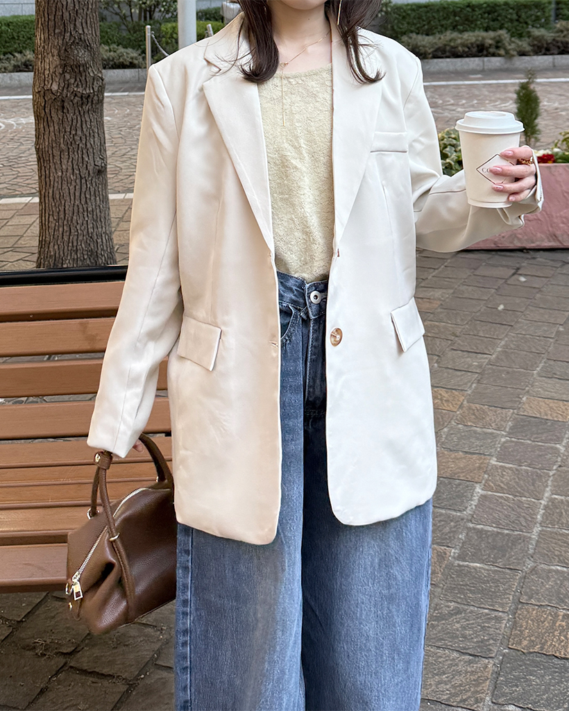 オーバーサイズブレザージャケット