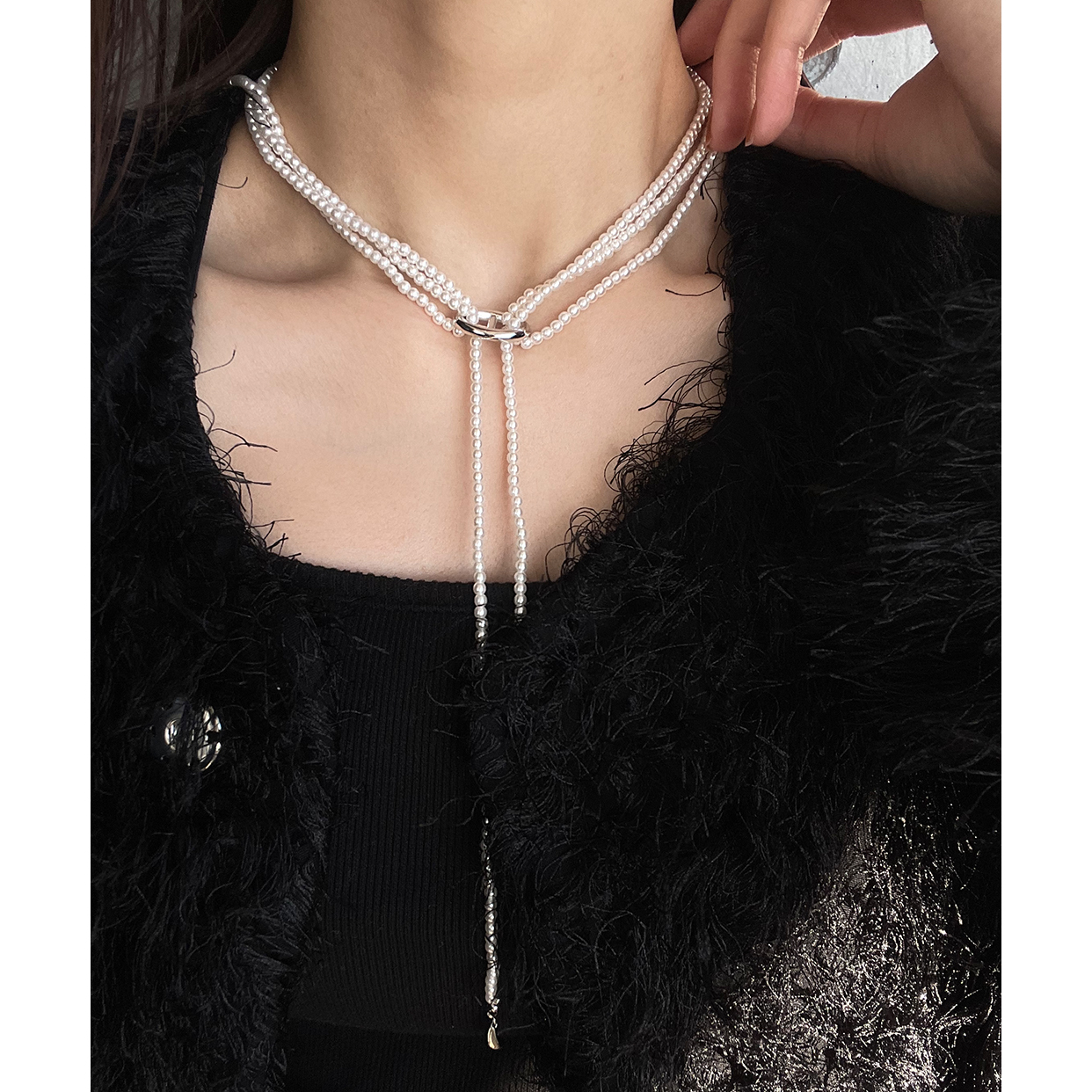 パールロングネックレス | ファッション通販サイト NUGU