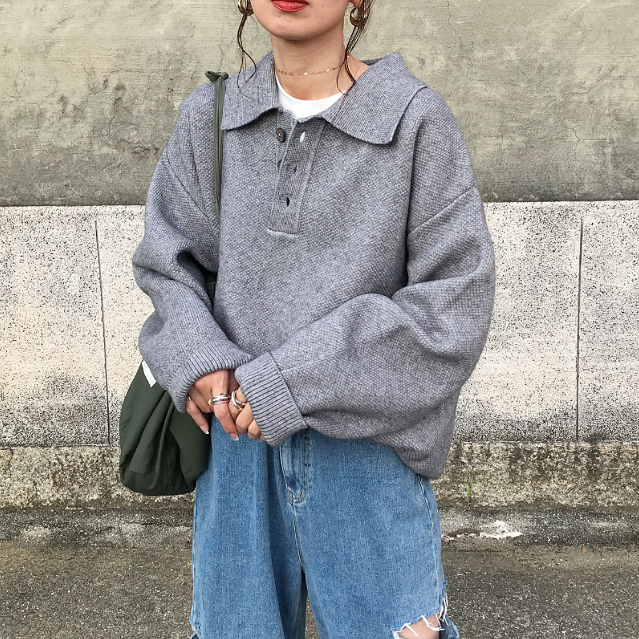 2024年製 セオリーリュクス Deneb Fanny ニットポロシャツ 38 theory luxe☆PRE FALL FAIR☆ | セオリーリュクス泉北高島屋店